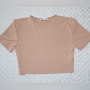 Zara Nude Women's Crop Top